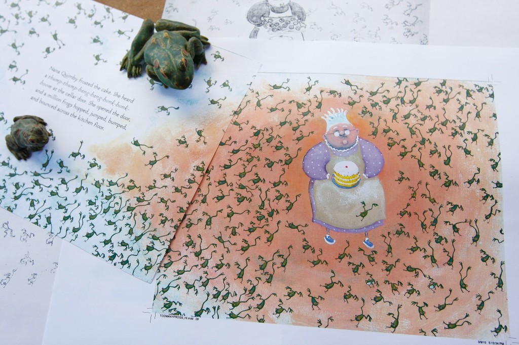 But drawing millions of frogs turned out to be fun.